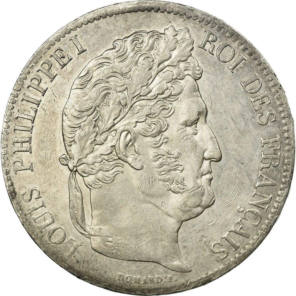 Münze, Frankreich, Louis-Philippe, 5 Francs, 1838, Paris, VZ, Silber, KM:749.1