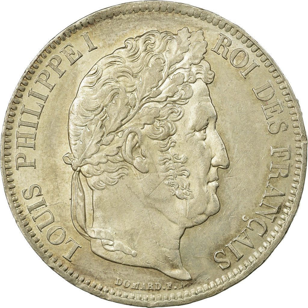 Monnaie, France, Louis-Philippe, 5 Francs, 1837, Marseille, SUP, Argent