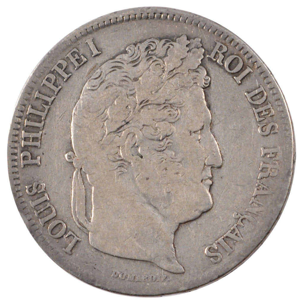 Monnaie, France, Louis-Philippe, 5 Francs, 1836, Marseille, TB+, Argent