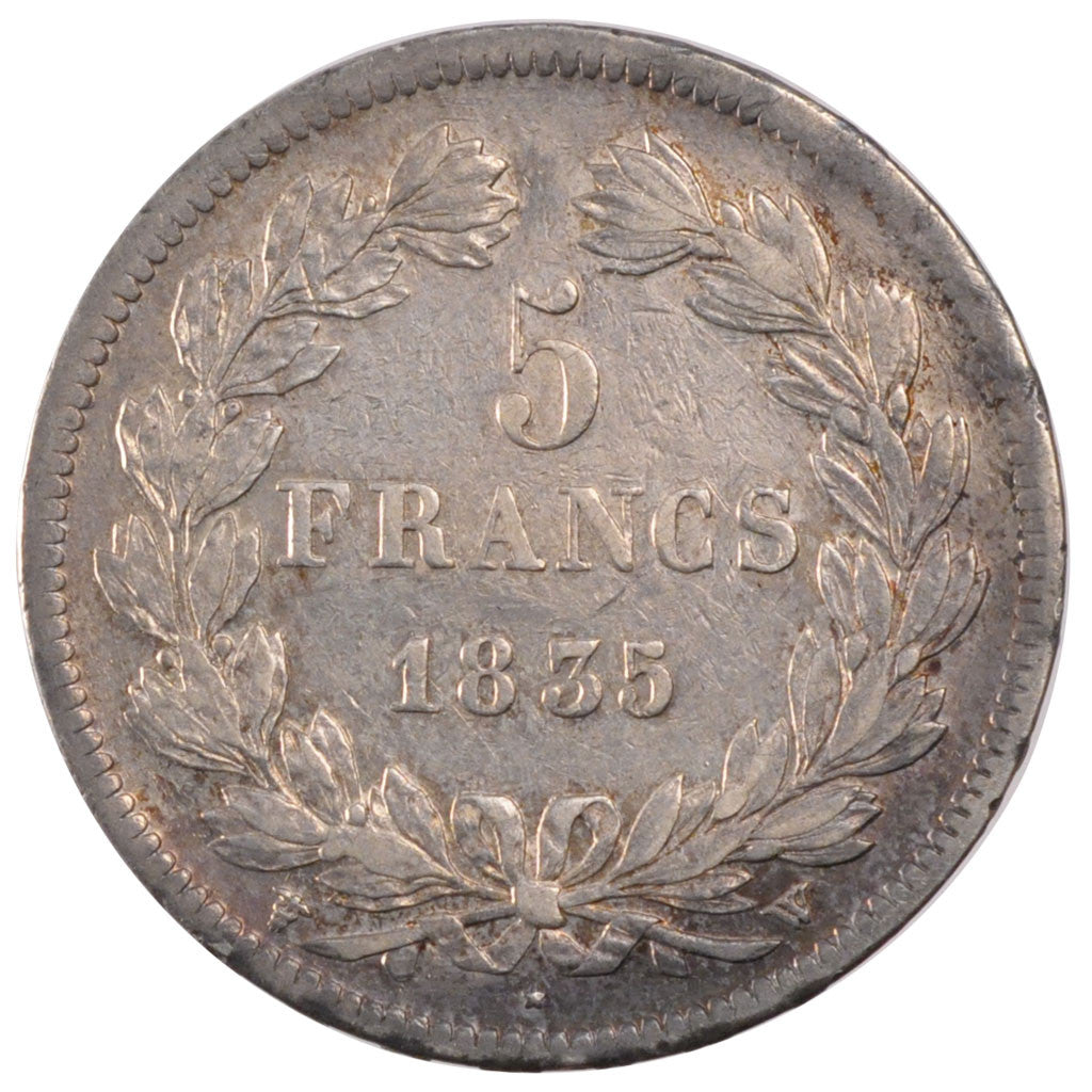 Monnaie, France, Louis-Philippe, 5 Francs, 1835, Lille, TTB, Argent, KM:749.13