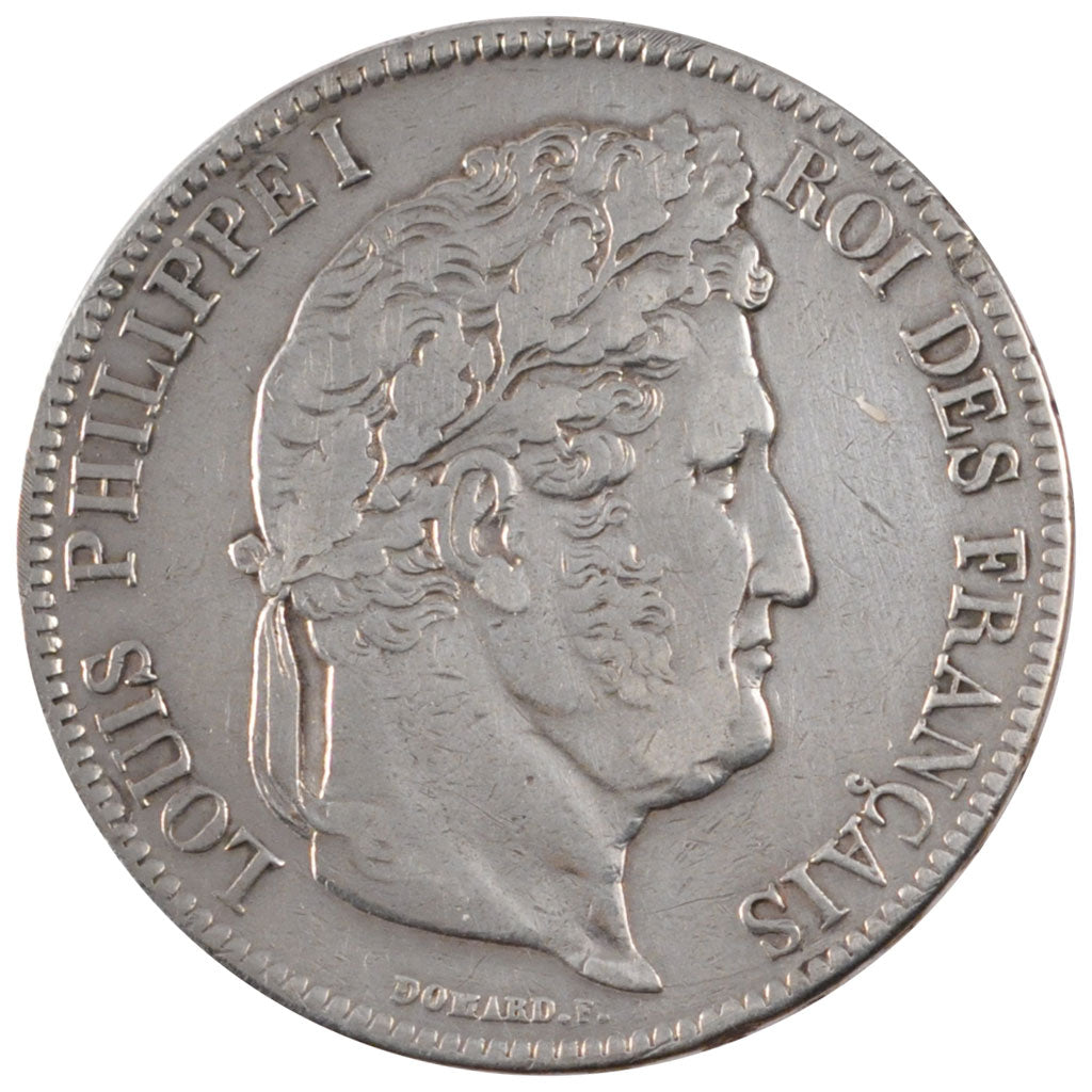 Coin, France, Louis-Philippe, 5 Francs, 1835, Paris, EF(40-45), Silver