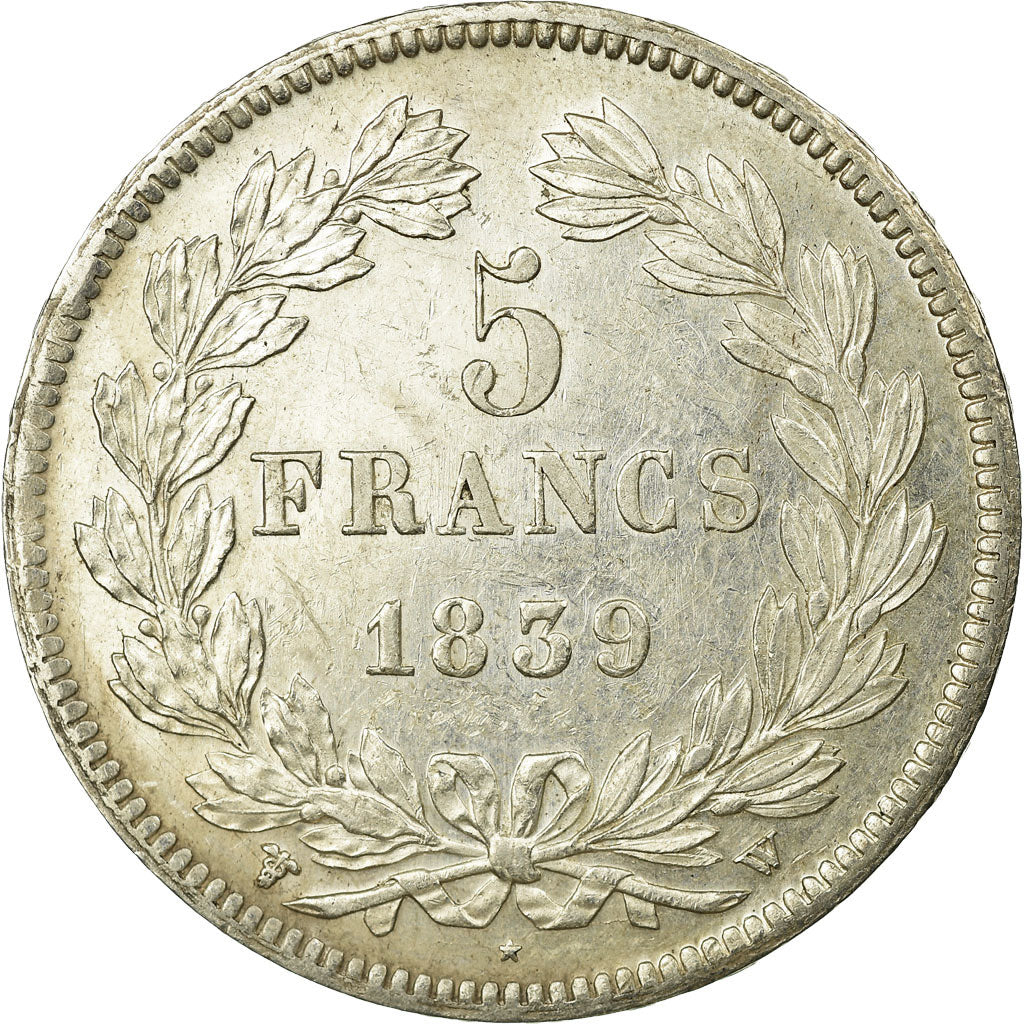 Monnaie, France, Louis-Philippe, 5 Francs, 1839, Lille, SUP+, Argent, KM:749.13