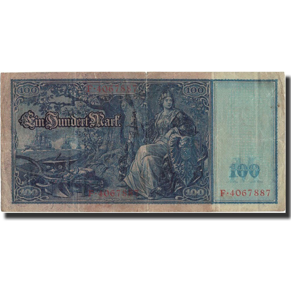 Banknote, Germany, 100 Mark, 1910, 1910-04-21, KM:42, VF(20-25)