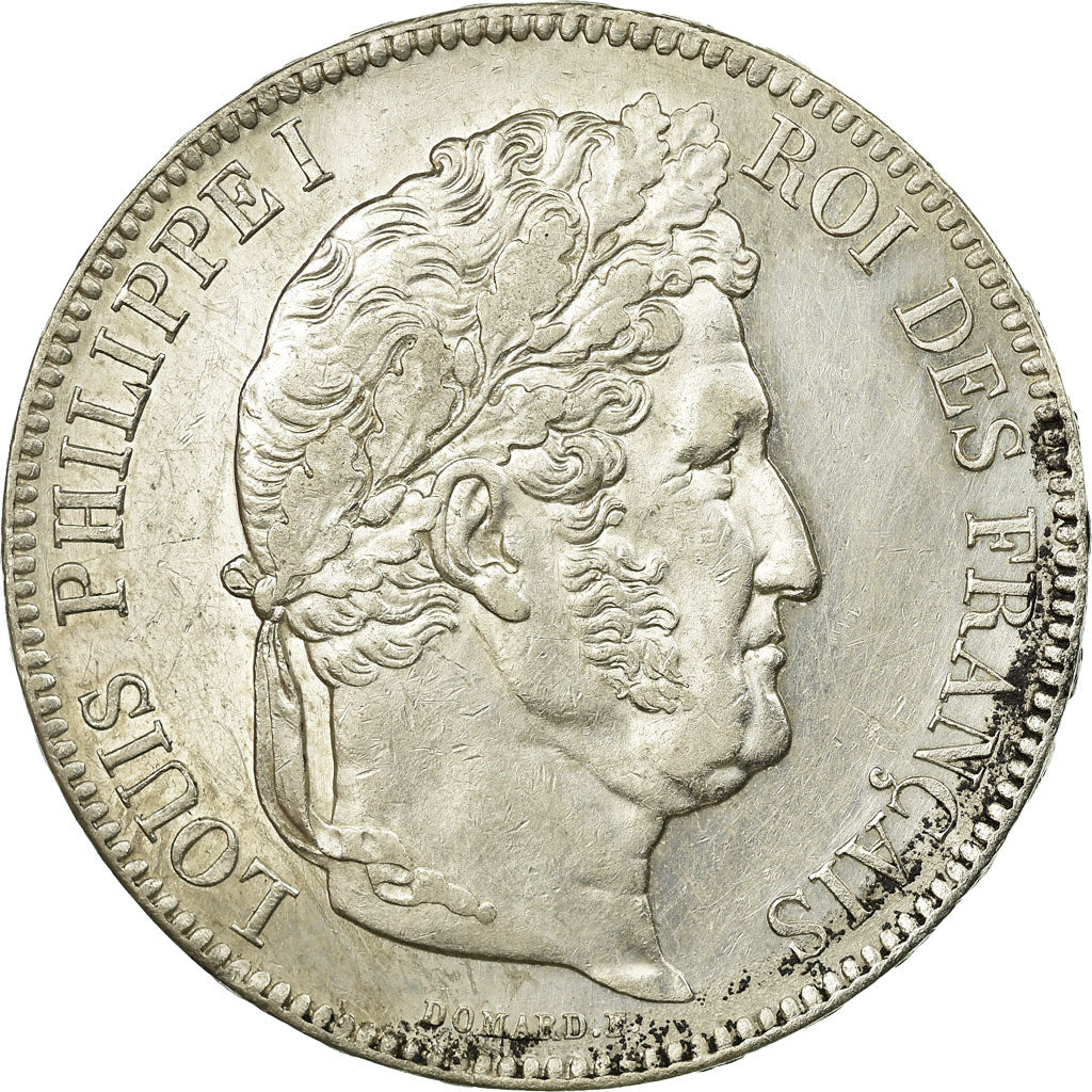 Münze, Frankreich, Louis-Philippe, 5 Francs, 1840, Bordeaux, VZ, Silber
