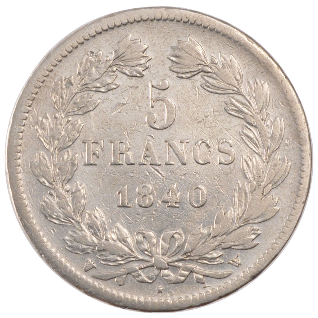 Monnaie, France, Louis-Philippe, 5 Francs, 1840, Lille, TTB, Argent, KM:749.13