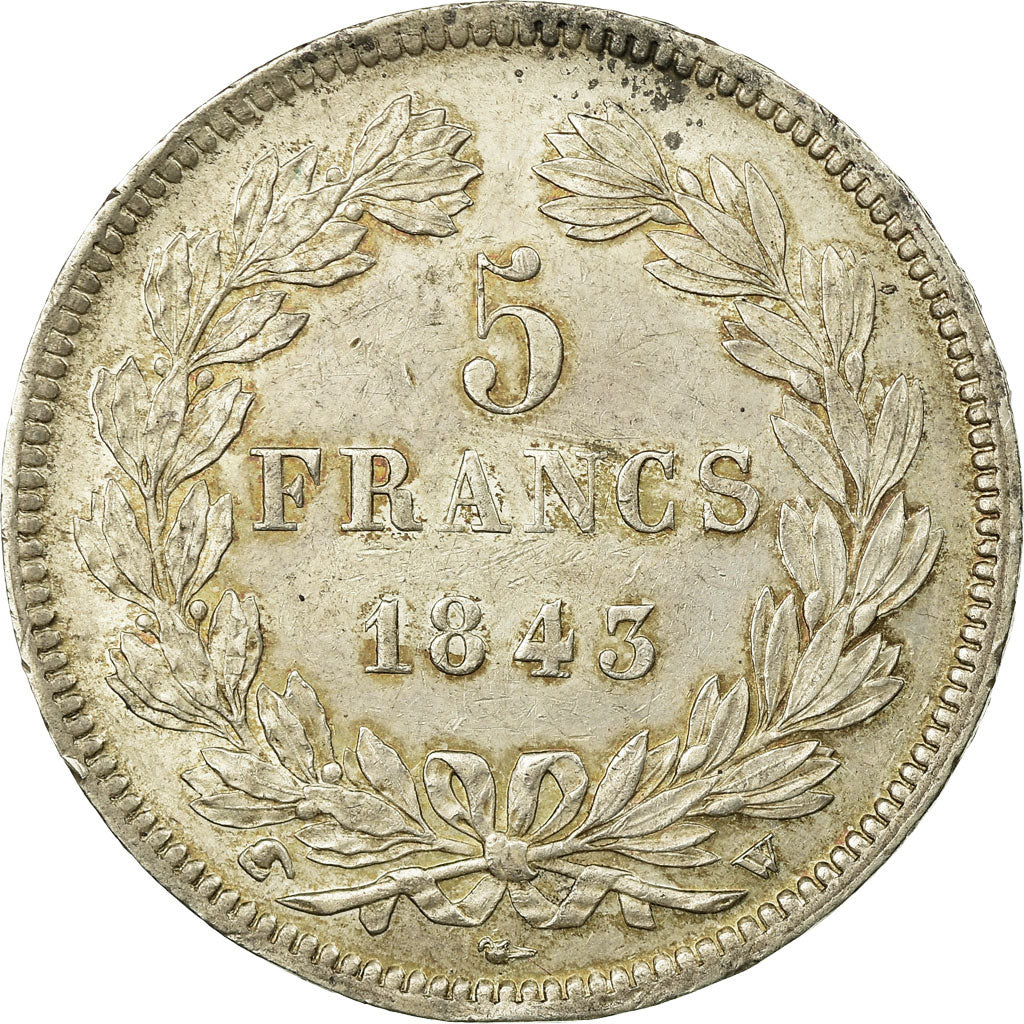 Monnaie, France, Louis-Philippe, 5 Francs, 1843, Lille, SUP, Argent, KM:749.13