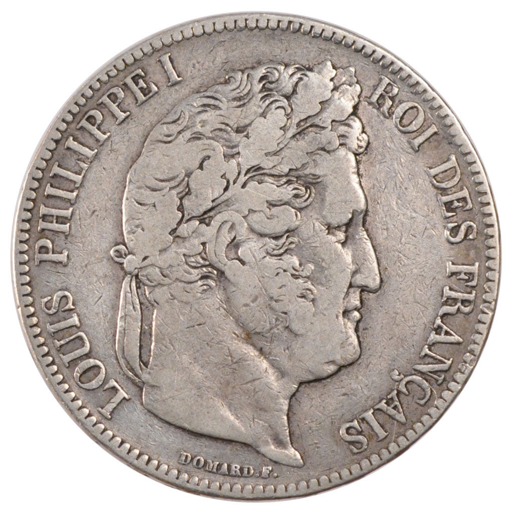 Monnaie, France, Louis-Philippe, 5 Francs, 1842, Bordeaux, TB+, Argent