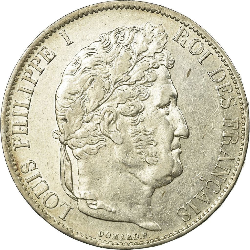 Monnaie, France, Louis-Philippe, 5 Francs, 1844, Strasbourg, SUP, Argent