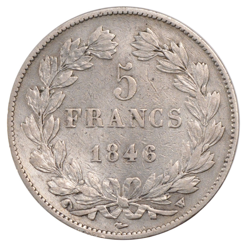 Monnaie, France, Louis-Philippe, 5 Francs, 1846, Lille, TTB, Argent, KM:749.13