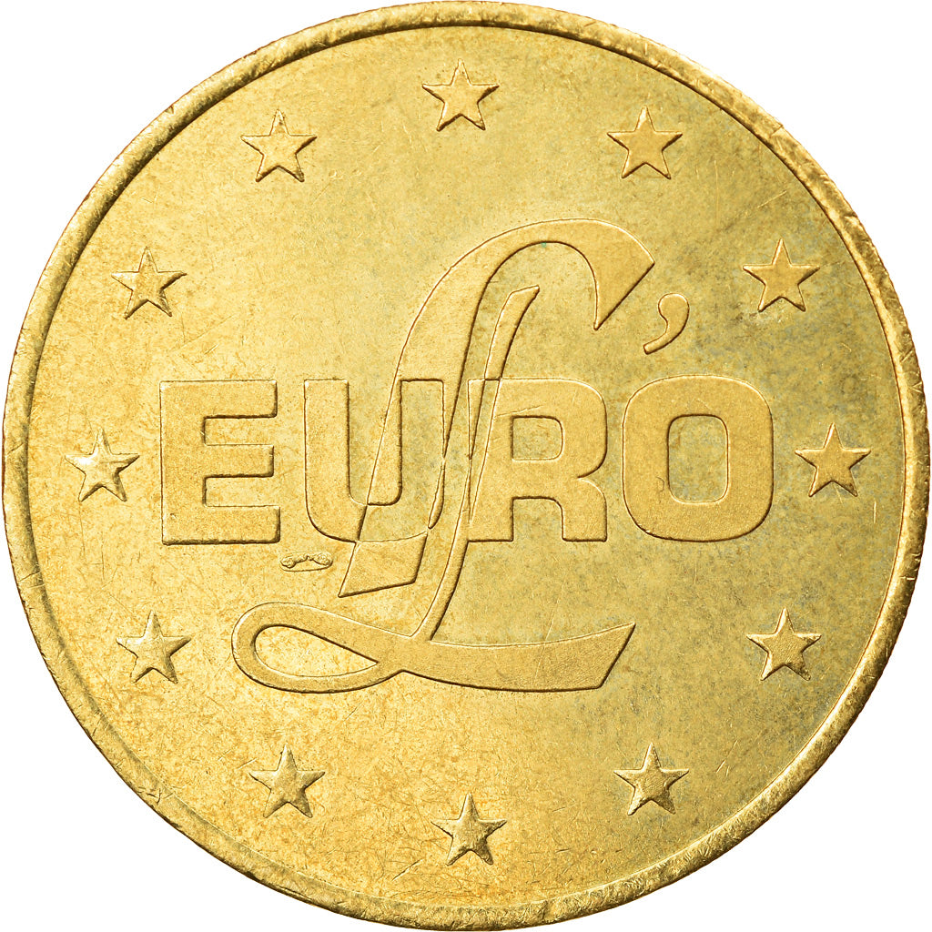Francia, Token, L'Euro, Politics, Society, War, SPL-, Rame-nichel-alluminio
