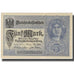 Banknote, Germany, 5 Mark, 1917, 1917, KM:56b, UNC(64)