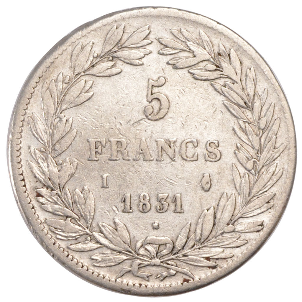 Monnaie, France, Louis-Philippe, 5 Francs, 1831, Limoges, TB+, Argent, KM:735.6