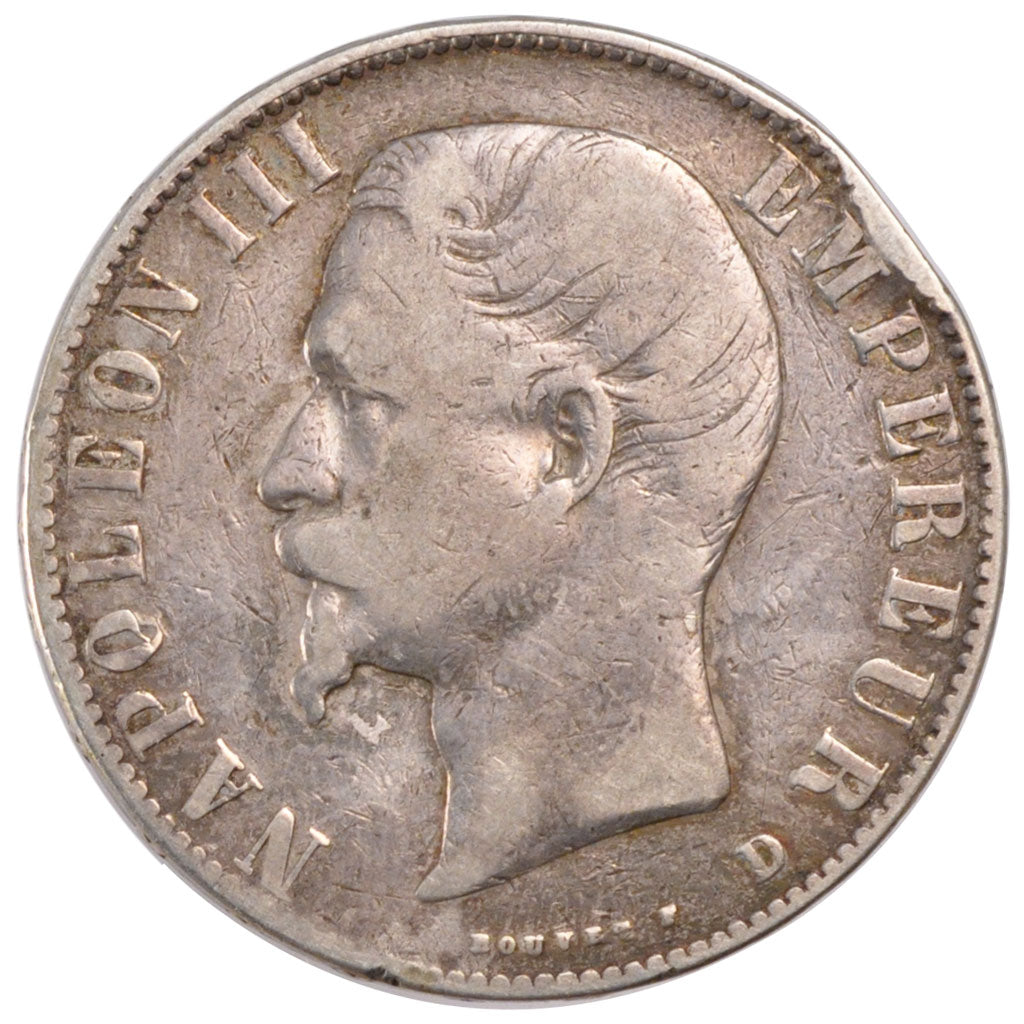 Monnaie, France, Napoleon III, Napoléon III, 5 Francs, 1856, Lyon, TB, Argent