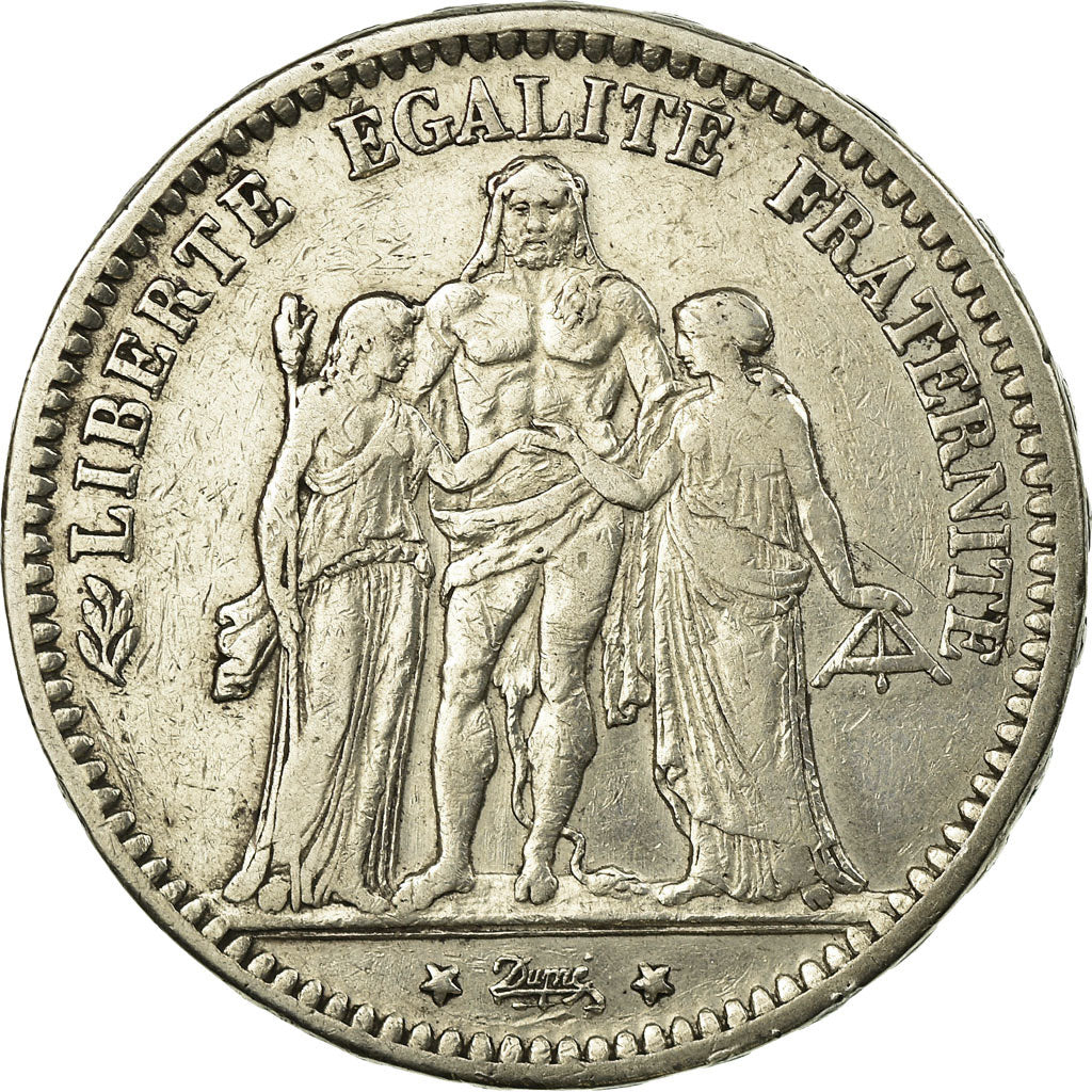Monnaie, France, Hercule, 5 Francs, 1870, Paris, TTB, Argent, KM:820.1