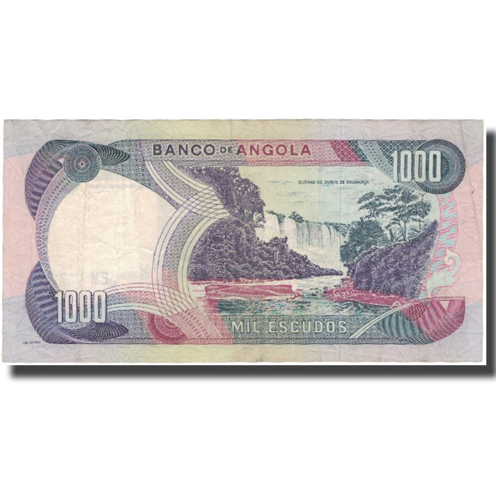 Billet, Angola, 1000 Escudos, 1972, 1972-11-24, KM:103, TTB