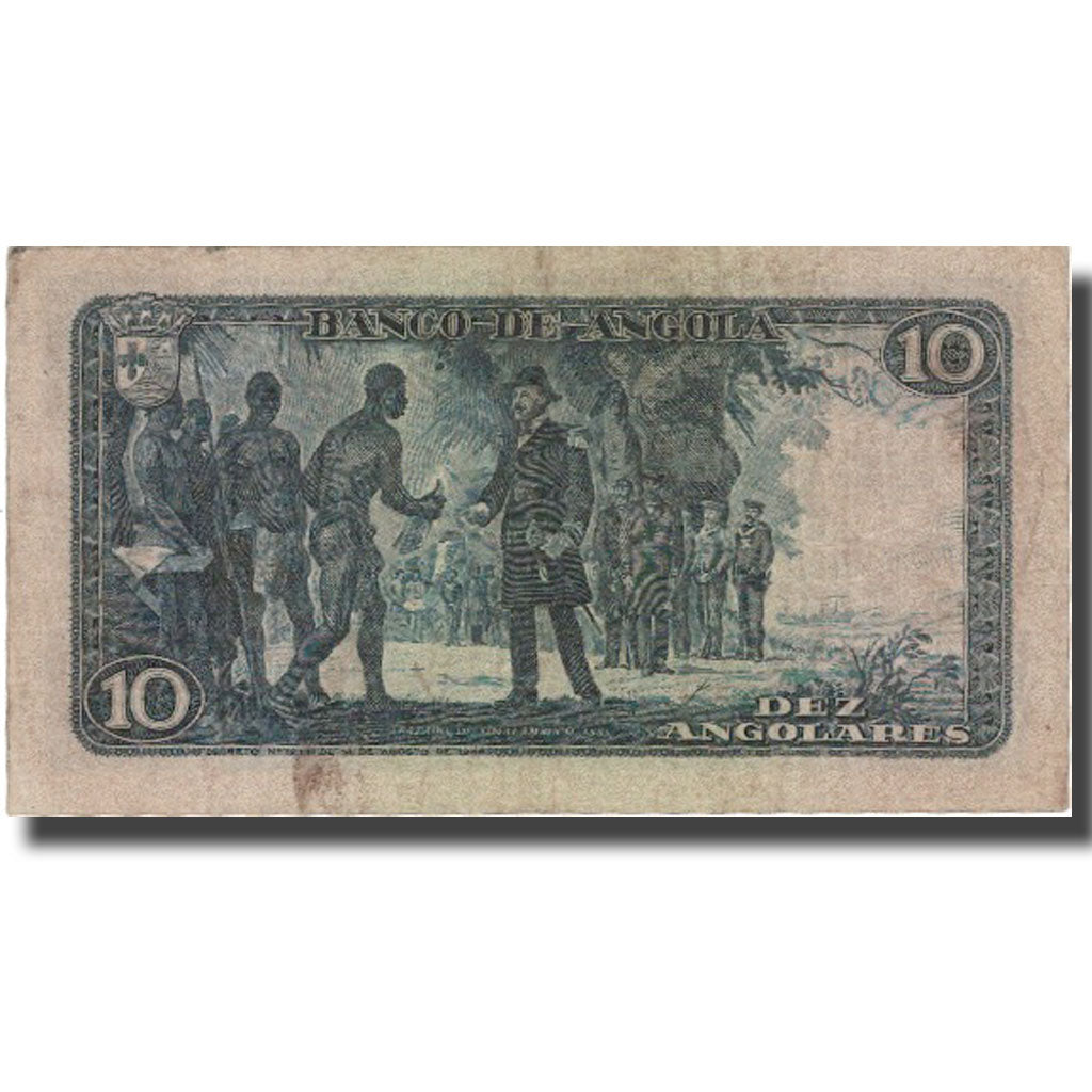 Billet, Angola, 10 Angolares, KM:78a, TB+