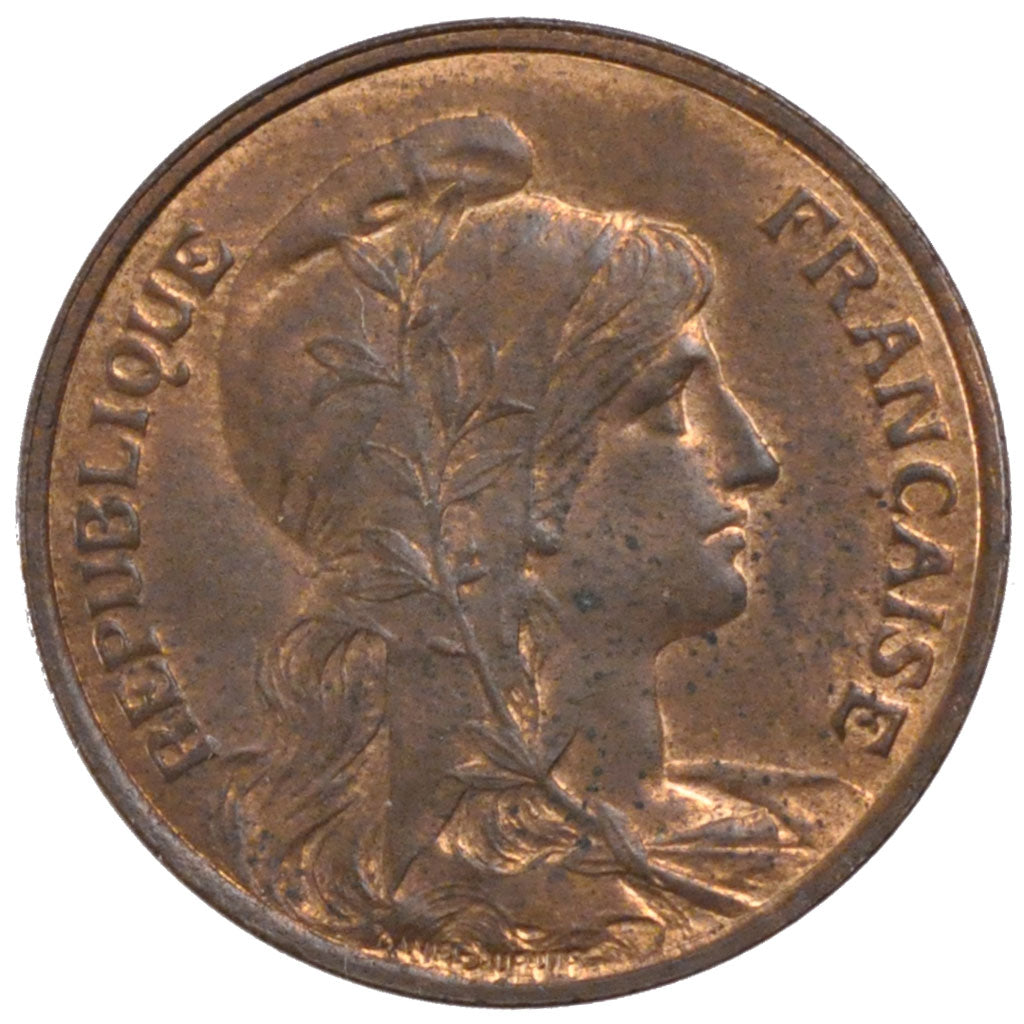 Coin, France, Dupuis, 5 Centimes, 1912, Paris, MS(60-62), Bronze, Gadoury:165