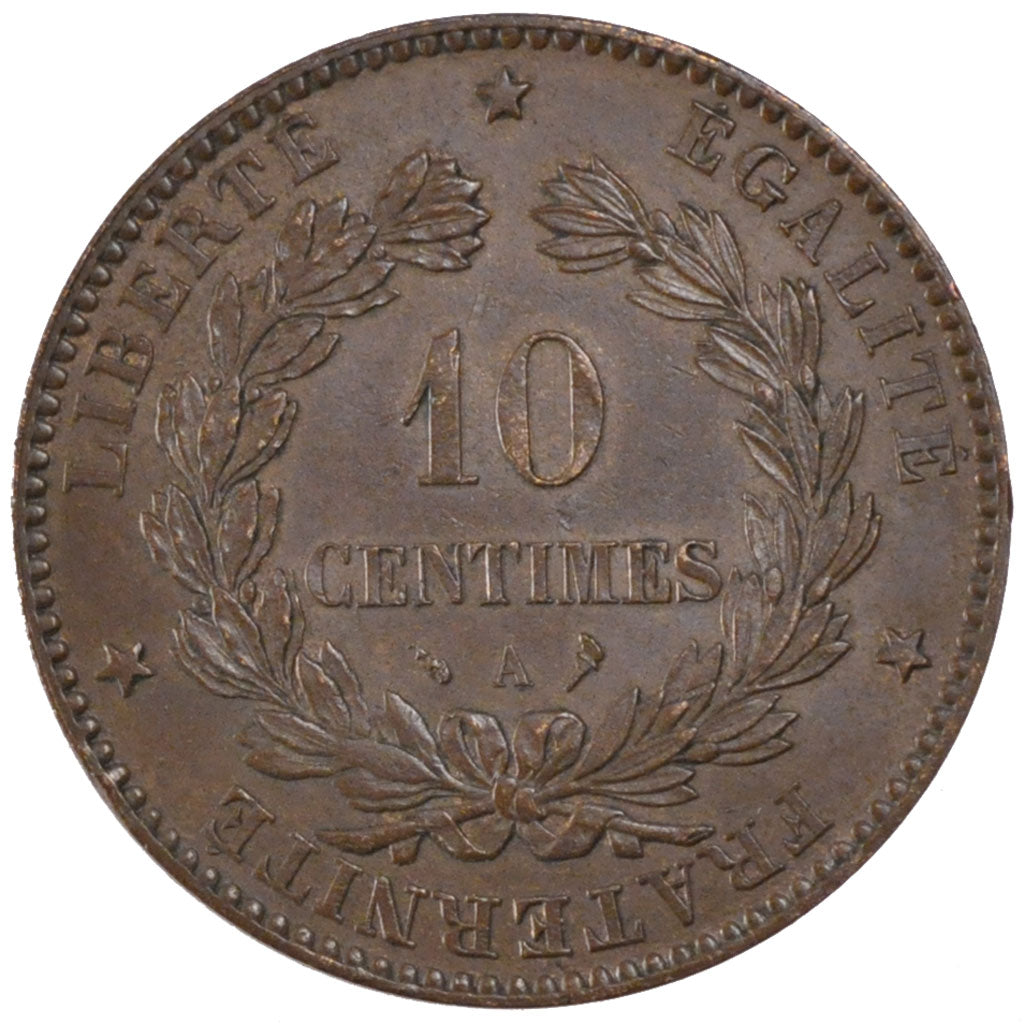 Coin, France, Cérès, 10 Centimes, 1897, Paris, MS(60-62), Bronze, Gadoury:265a