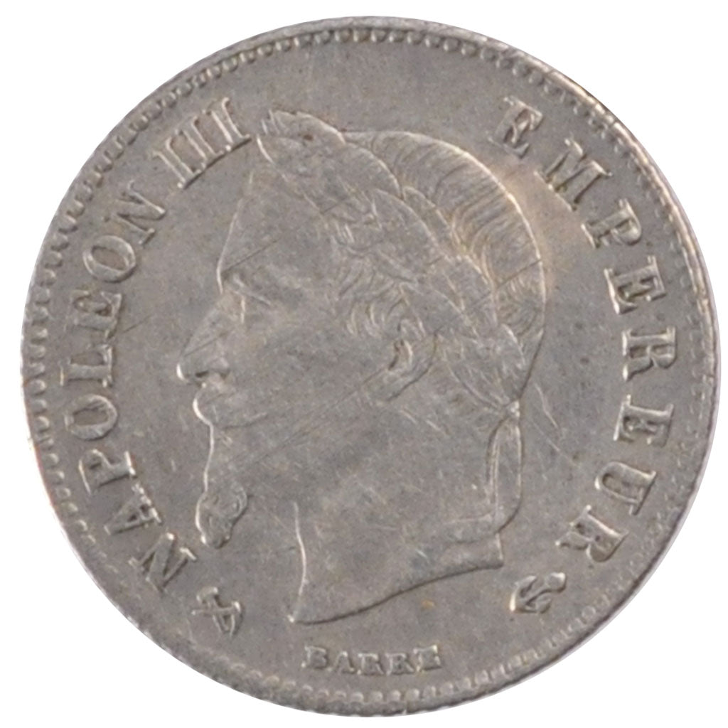 Coin, France, Napoleon III, Napoléon III, 20 Centimes, 1866, Bordeaux