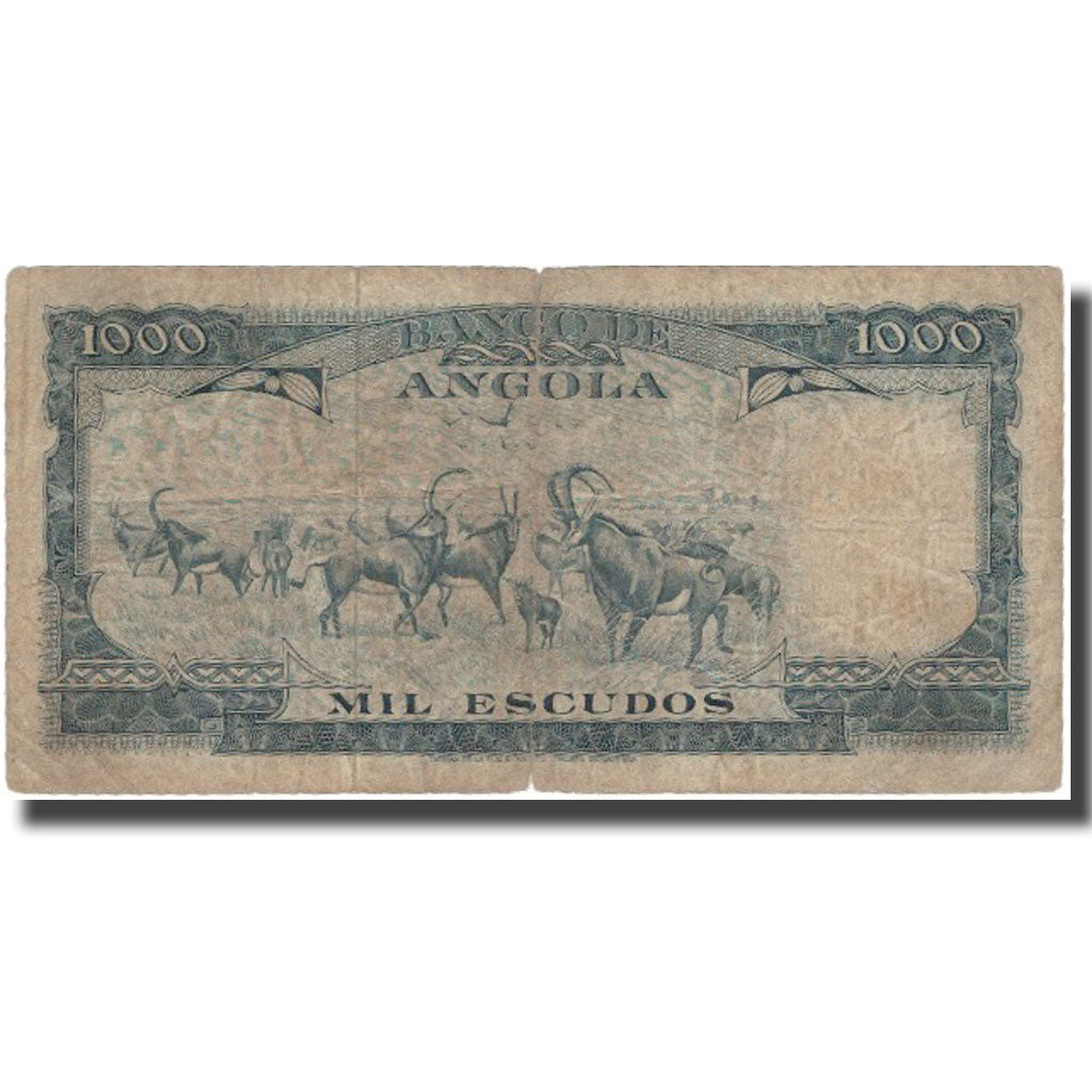 Billet, Angola, 1000 Escudos, 1970, 1970-06-10, KM:98, B