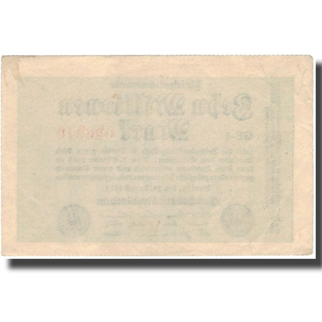 Banconote, Germania, 10 Millionen Mark, 1923, 1923-08-22, KM:106a, BB+