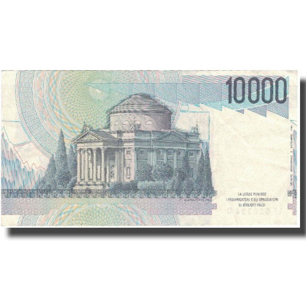 Biljet, Italië, 10,000 Lire, Undated (1983), KM:112c, TTB