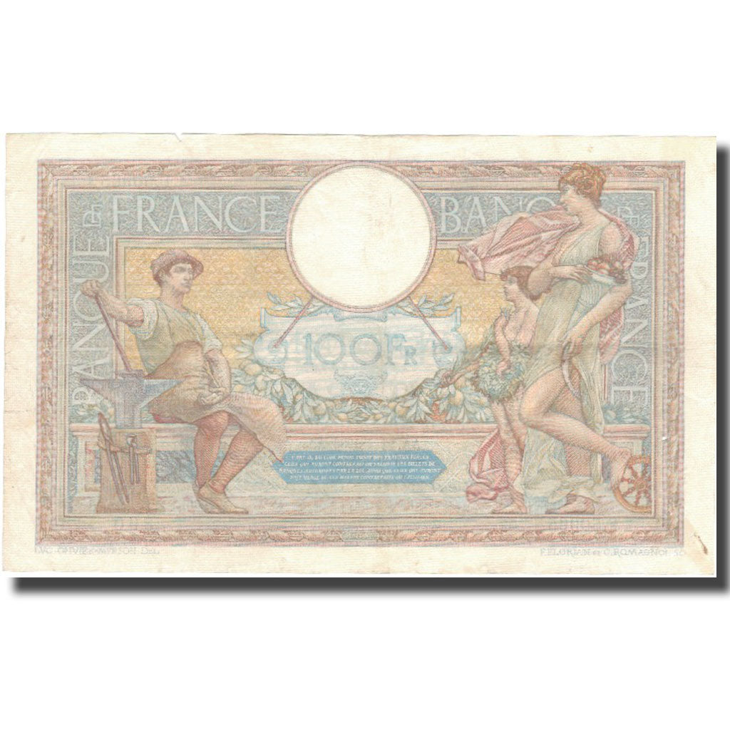 Francia, 100 Francs, 100 F 1908-1939 ''Luc Olivier Merson'', 1936, 1936-11-19