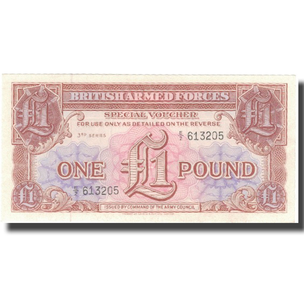 Banknote, Great Britain, 1 Pound, Undated (1958), KM:M29, UNC(65-70)