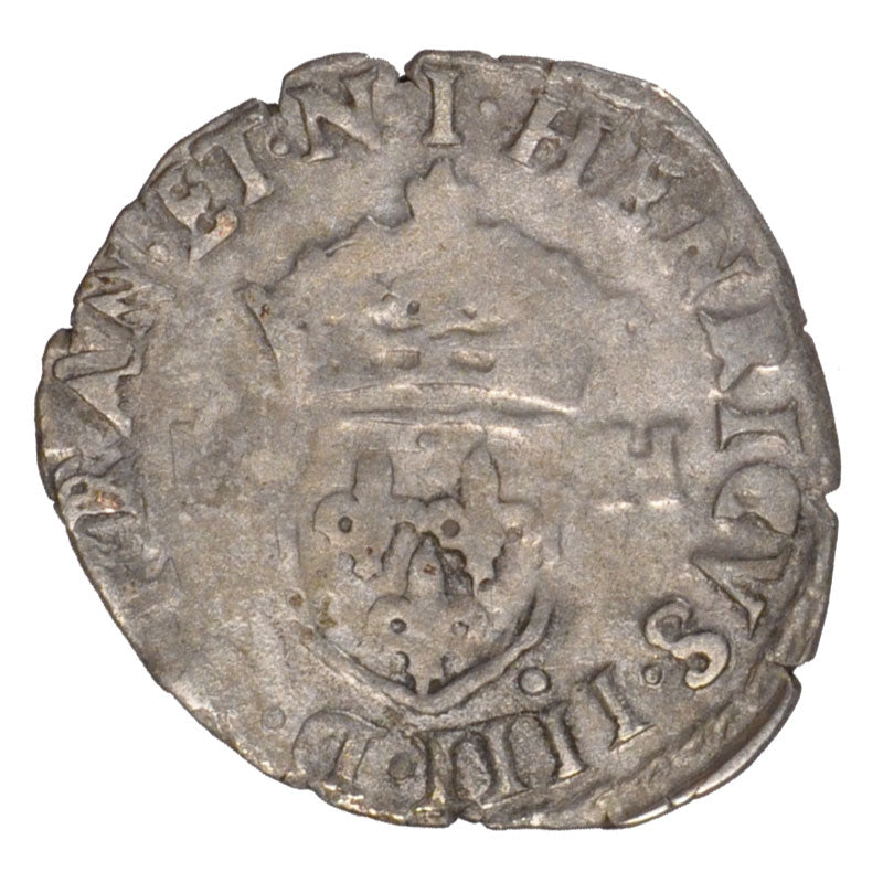 Münze, Frankreich, Douzain, 1593, Limoges, S, Silber, Sombart:4420