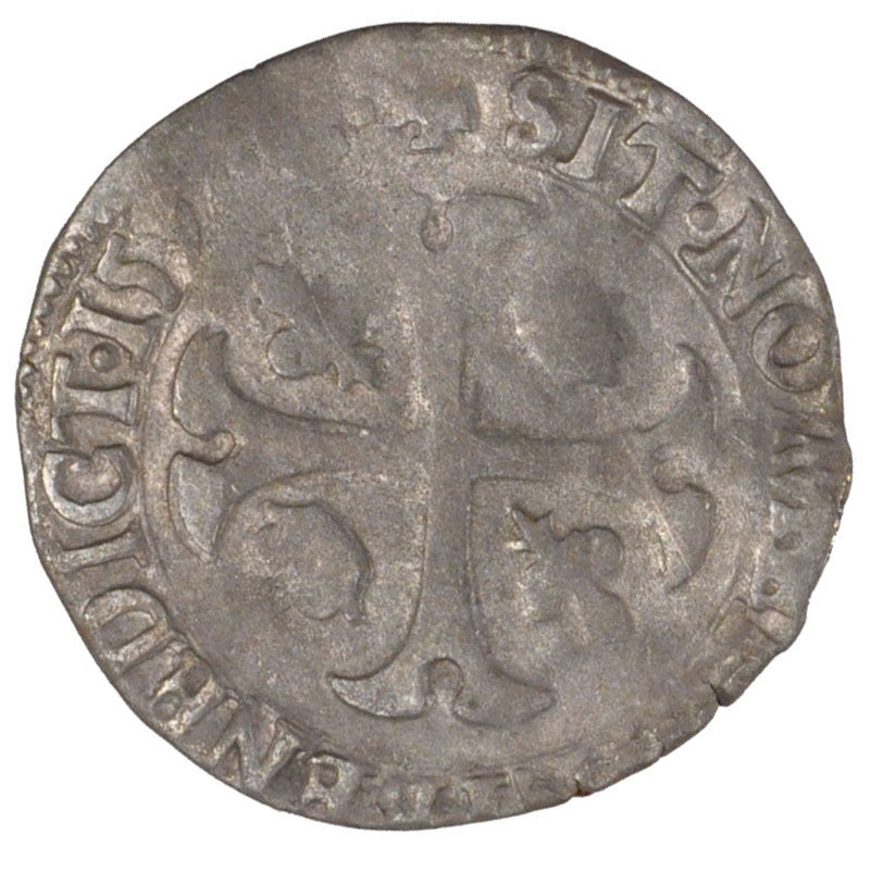 Münze, Frankreich, Douzain, 1597, Aix en Provence, S+, Silber, Sombart:4420