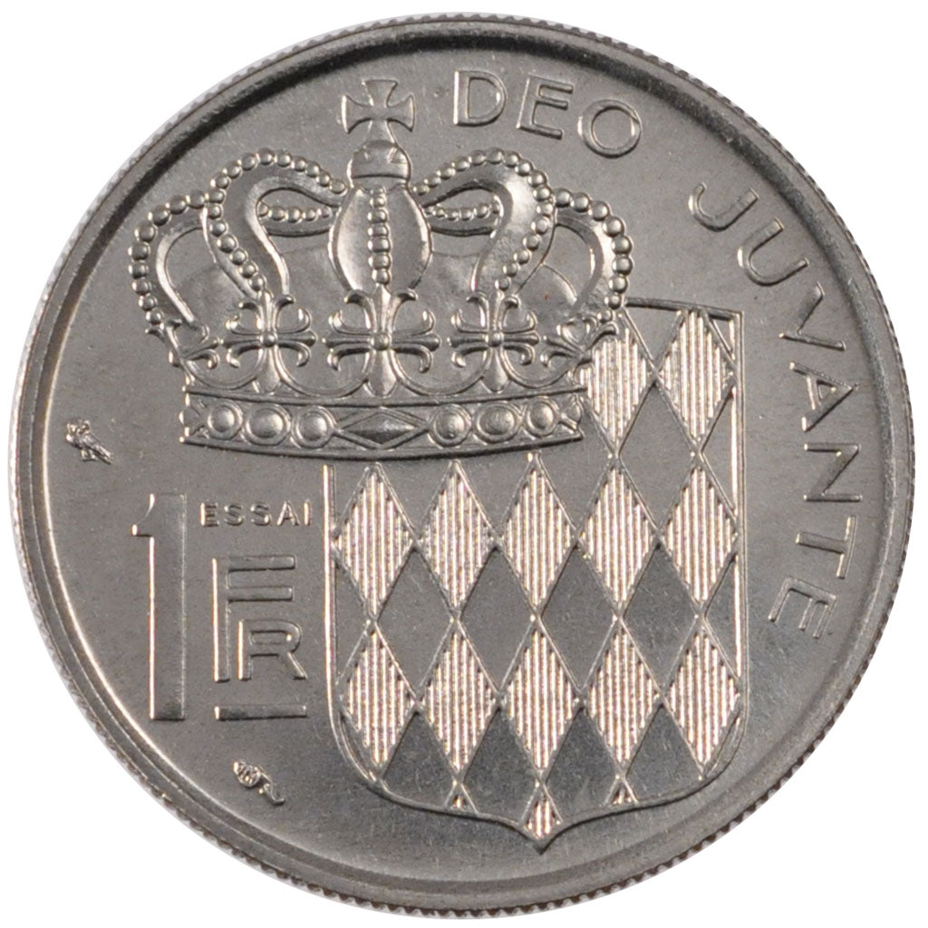 Coin, Monaco, Franc, 1960, MS(60-62), Nickel, KM:E38, Gadoury:150