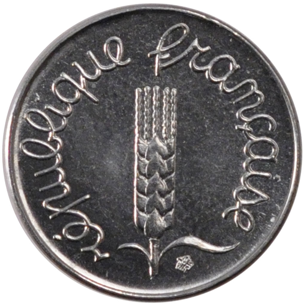 Moneta, Francja, Épi, Centime, 1979, Paris, MS(65-70), Stal nierdzewna