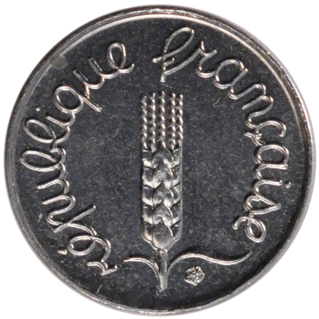 Coin, France, Épi, Centime, 1993, MS(65-70), Stainless Steel, Gadoury:91