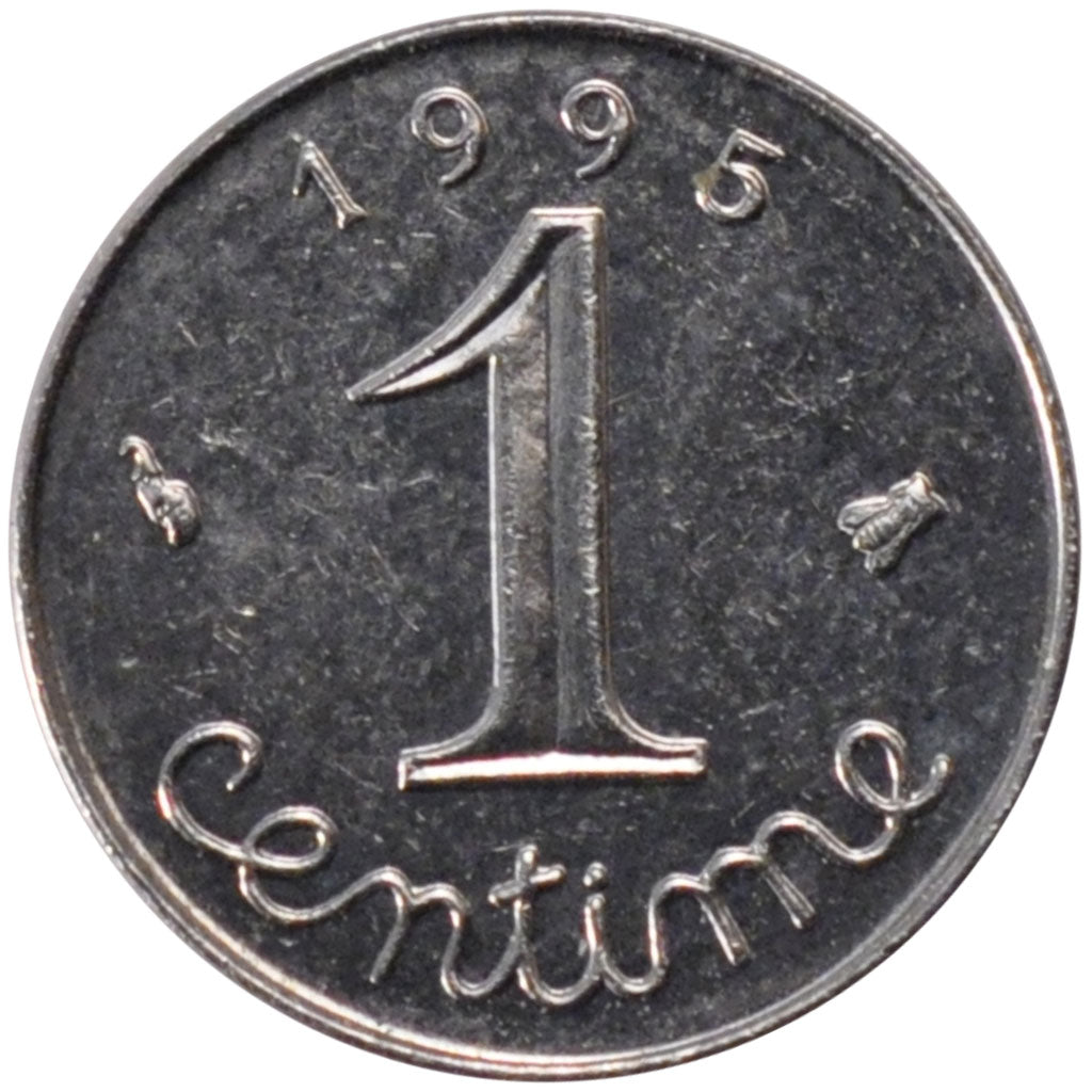 Monnaie, France, Épi, Centime, 1995, Paris, FDC, Stainless Steel, Gadoury:91
