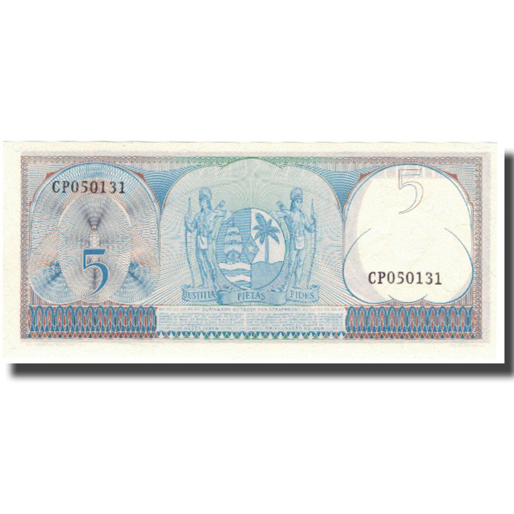 Biljet, Suriname, 5 Gulden, 1963, 1963-09-01, KM:120b, NIEUW