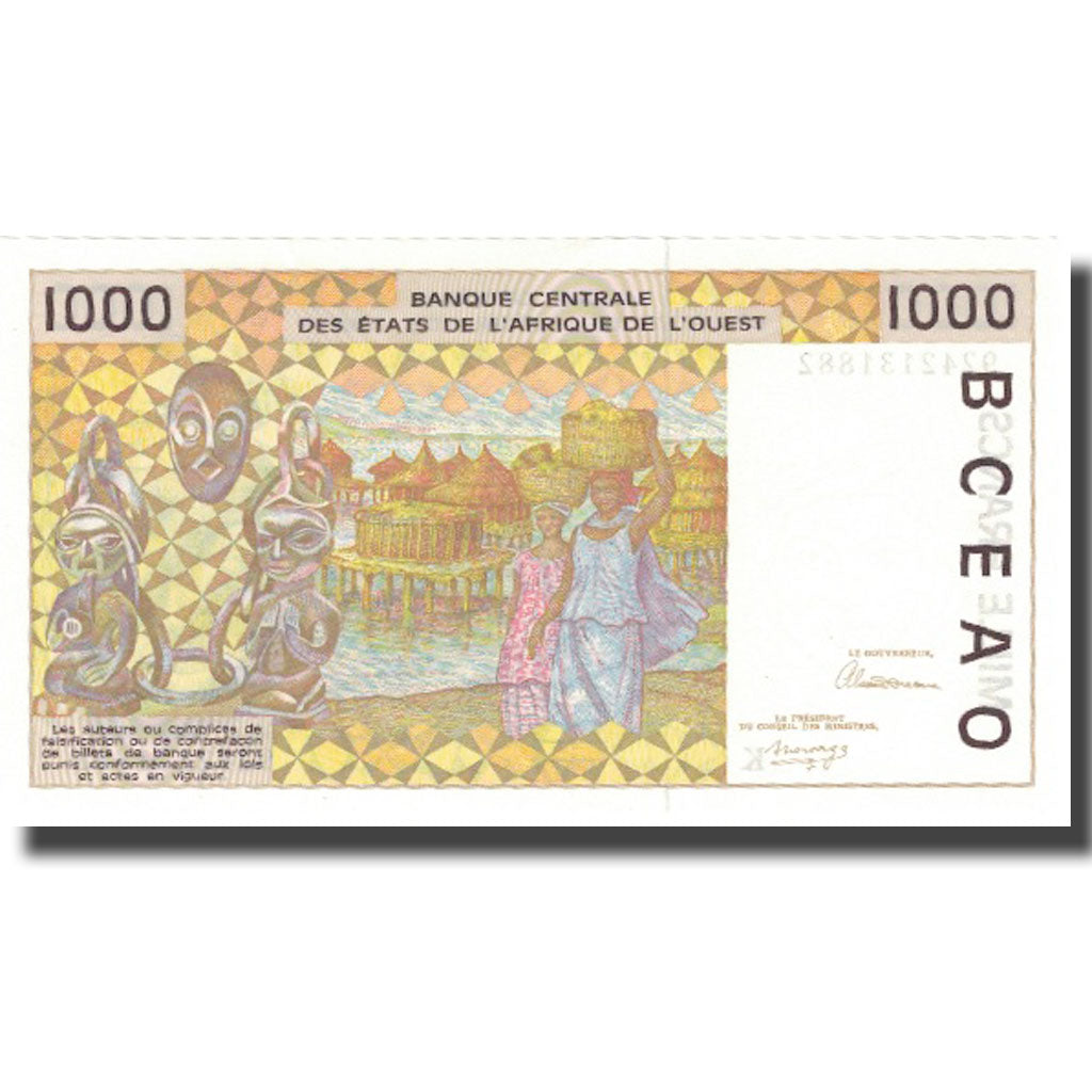 Biljet, West Afrikaanse Staten, 1000 Francs, KM:711Kb, NIEUW