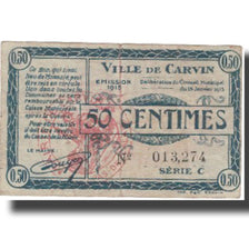 Francia, Carvin, 50 Centimes, 1915, UNC