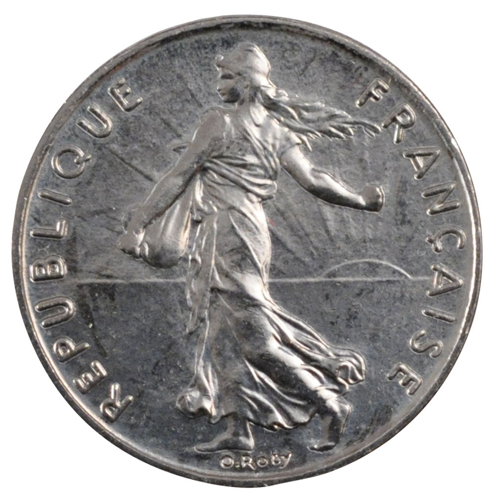 Coin, France, Semeuse, 1/2 Franc, 2000, MS(65-70), Nickel, Gadoury:429