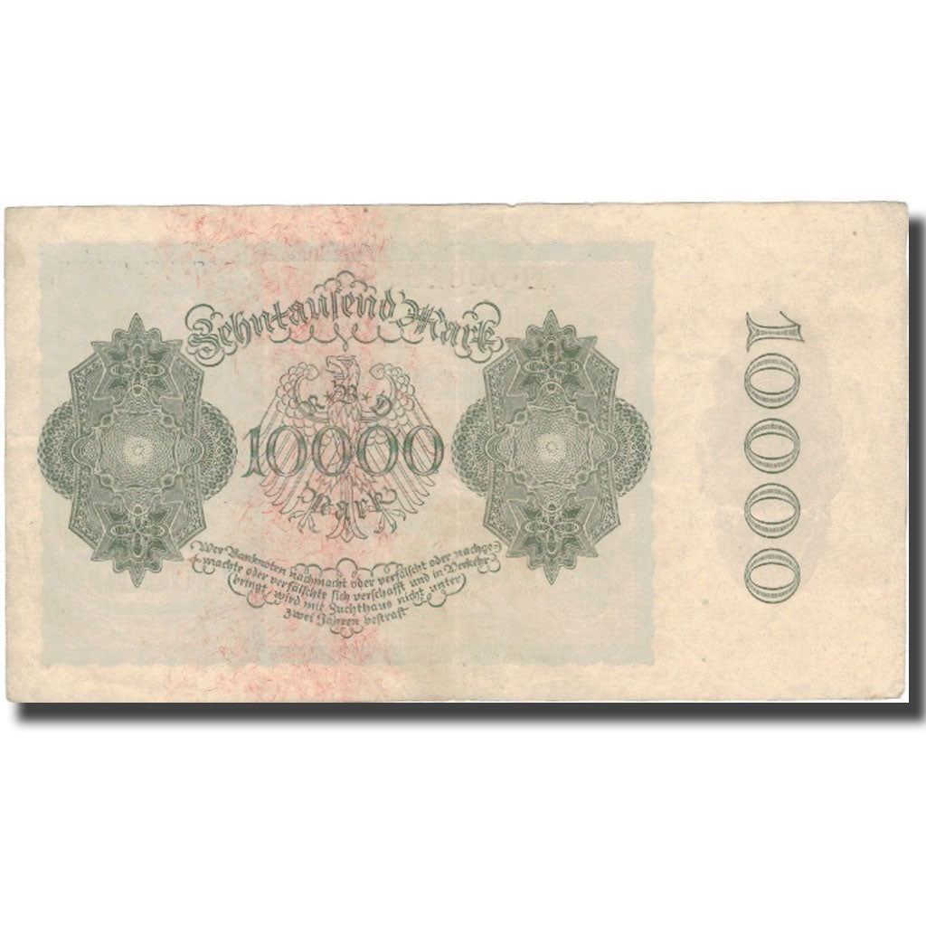 Banknot, Niemcy, 10,000 Mark, 1922, 1922-01-19, KM:71, EF(40-45)