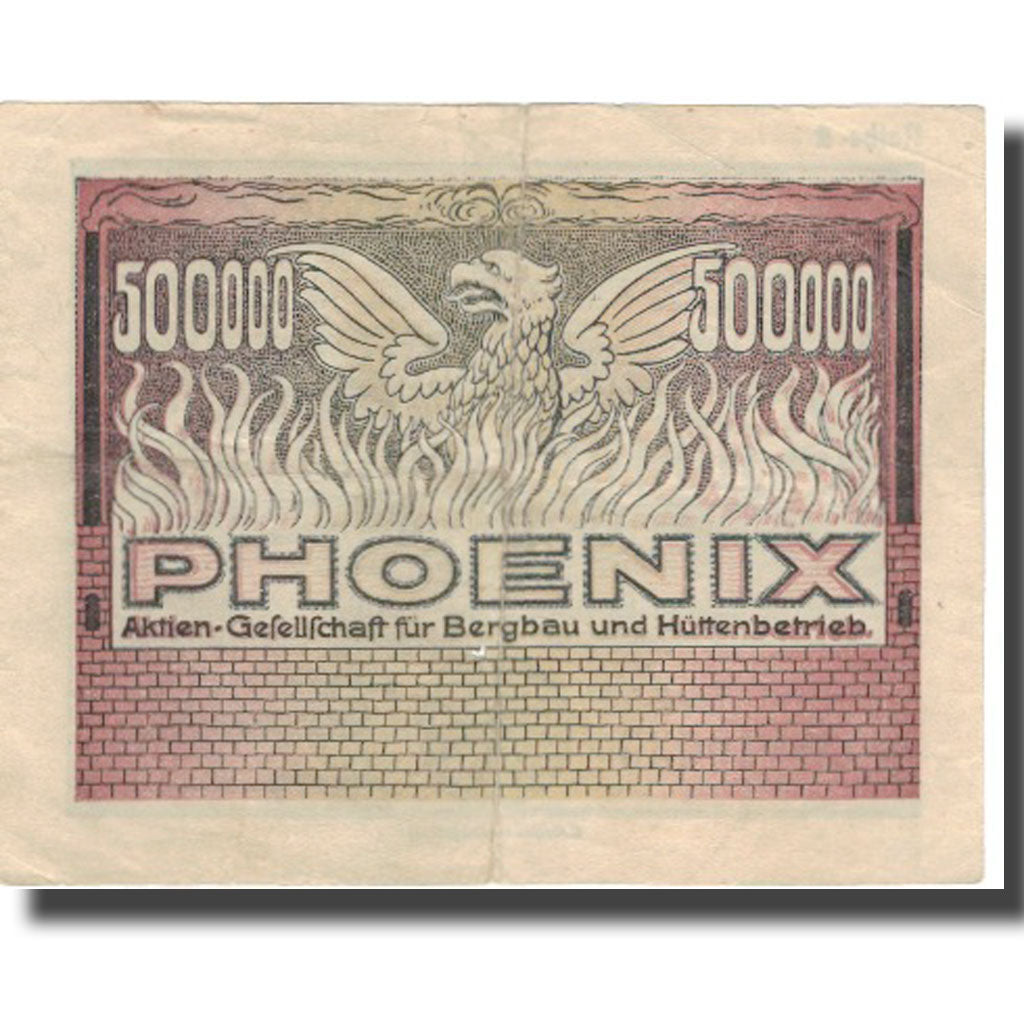 Nota, Alemanha, Düsseldorf, 500000 Mark, Ecusson, 1923, 1923-08-01, VF(20-25)