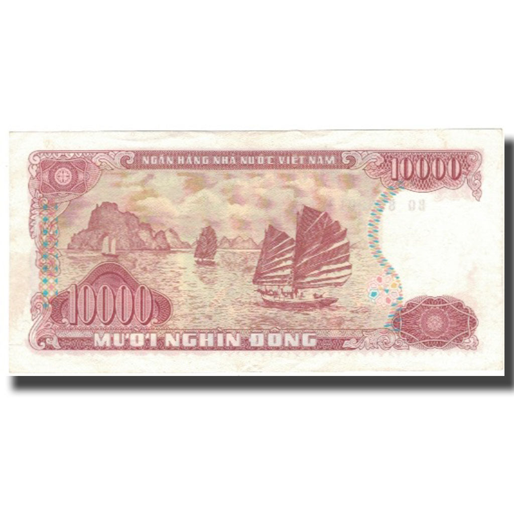 Banknot, Wietnam, 10,000 D<ox>ng, 1993, 1993, KM:115a, AU(50-53)