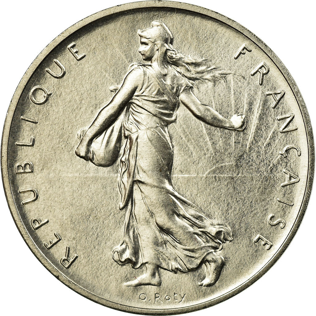 Coin, France, Franc, 1960, MS(65-70), Nickel, KM:PE330, Gadoury:474P