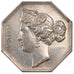 France, Token, Notary, 1833, MS(60-62), Silver, Lerouge:413
