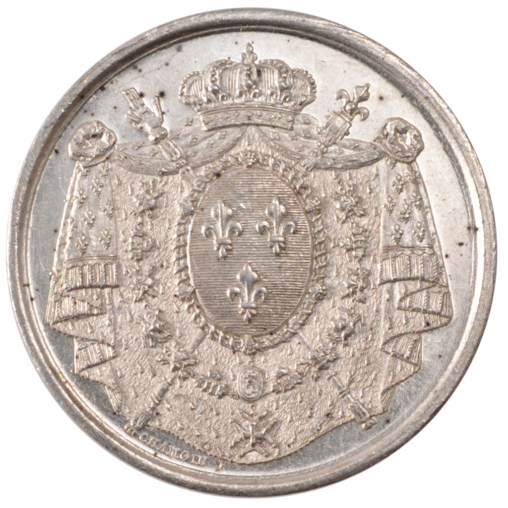 France, Token, Notary, MS(60-62), Silver, Lerouge:406