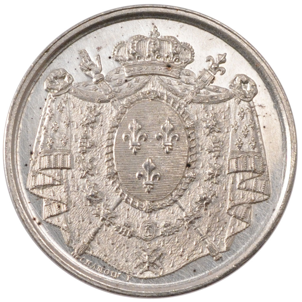 France, Token, Notary, MS(60-62), Silver, Lerouge:406
