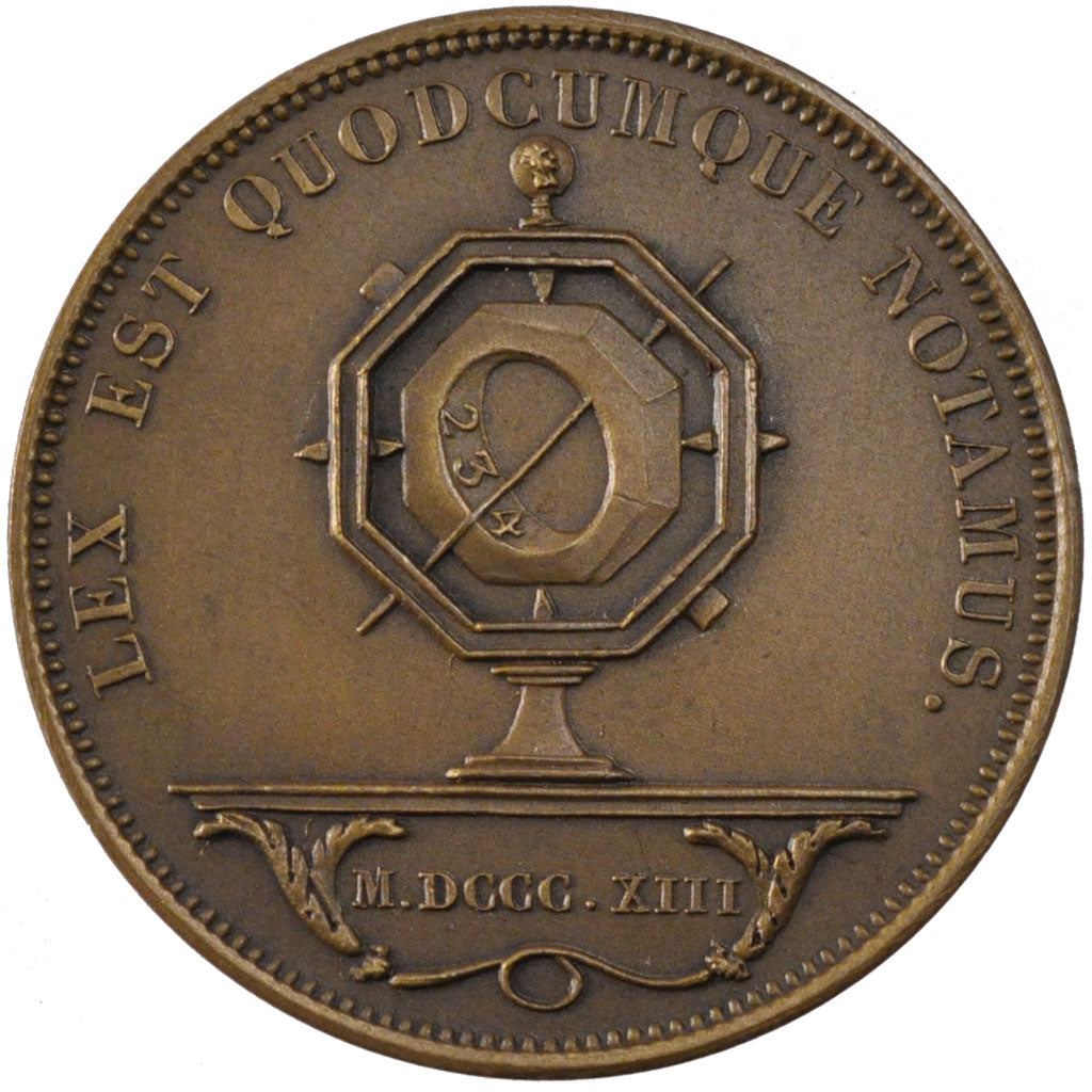 France, Jeton, Notary, 1886, SUP, Bronze, Lerouge:368e