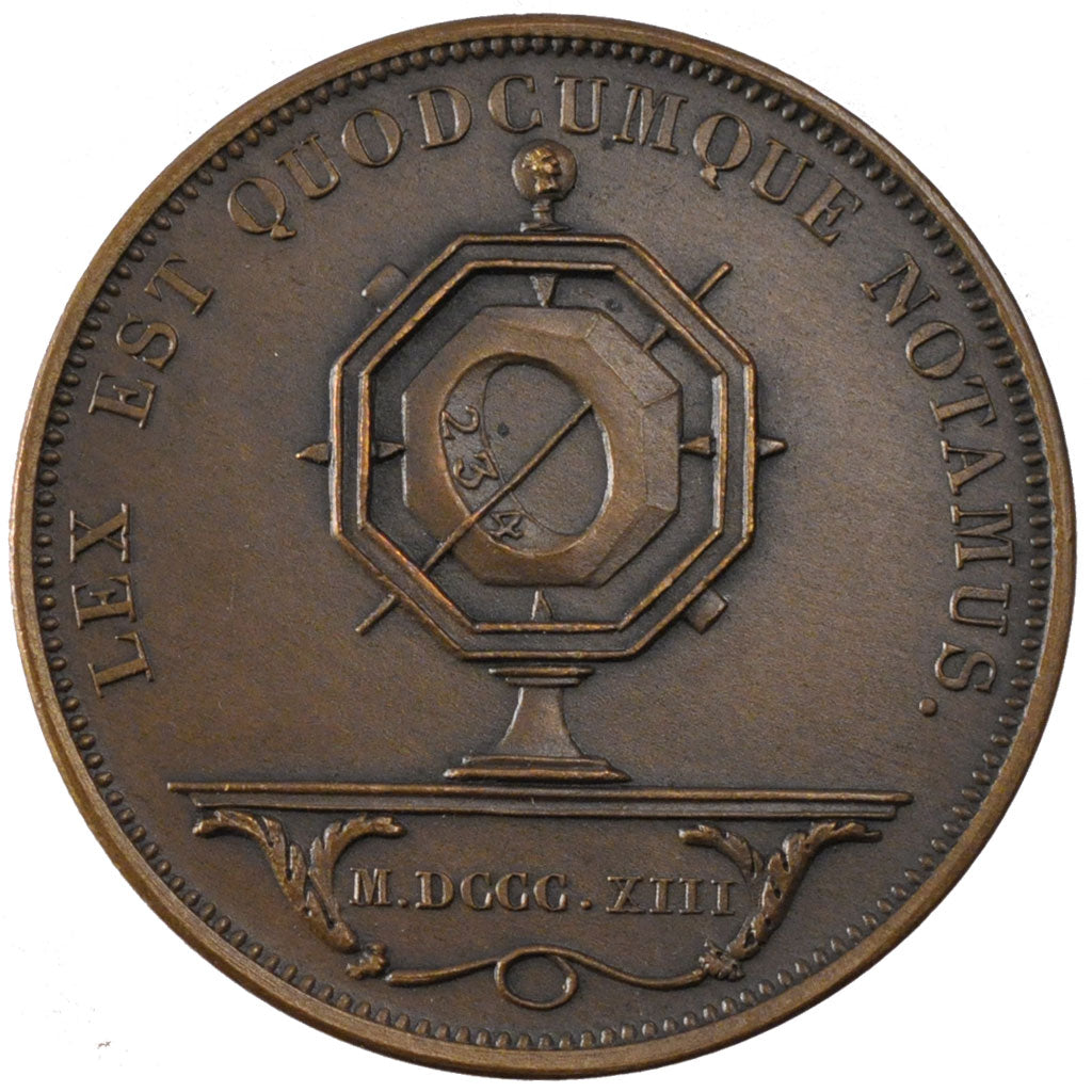 France, Jeton, Notary, 1886, SUP, Bronze, Lerouge:368e