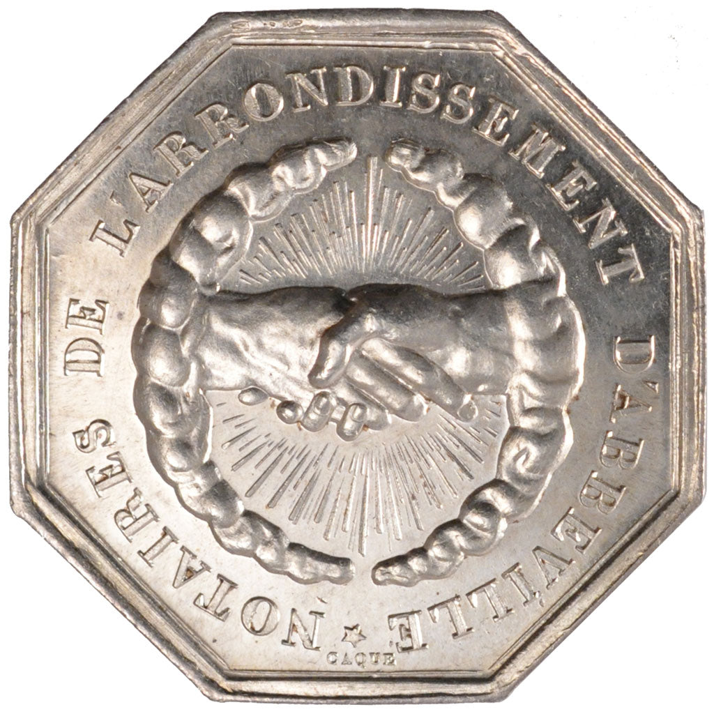 France, Token, Notary, MS(60-62), Silver, Lerouge:1