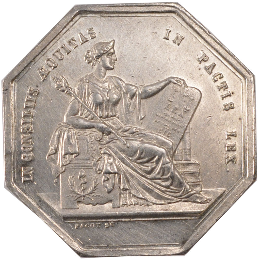 Francia, Token, Notary, SPL, Argento, Lerouge:19