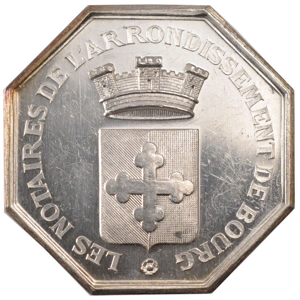 France, Token, Notary, MS(60-62), Silver, Lerouge:60